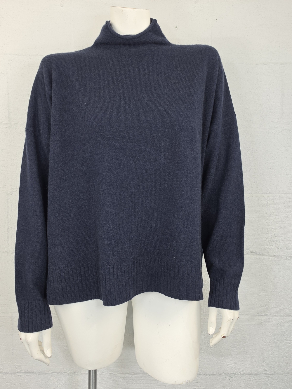 Madewell Women's Navy Mockneck Sweater